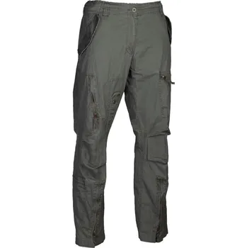 Pánské kalhoty MIL-TEC® Kalhoty PILOT bavlněné předeprané STRAIGHT CUT ZELENÉ velikost: 3XL