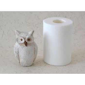 Forma na odlévání Silikonová forma - Sova 3 - 80 x 70 x 120 mm