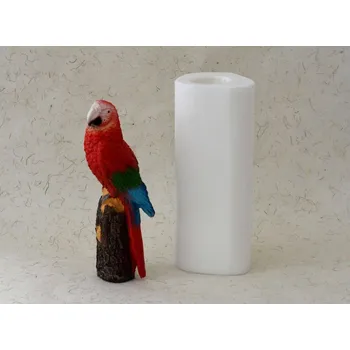 Silikonová forma - Papoušek barevný 70 x 60 x 200 mm