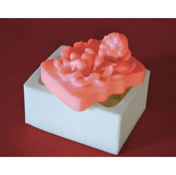 Silikonová forma - mýdlo andílek v květině II