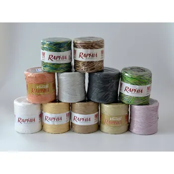 Stuha Papírová raffie - balení 200 m TMAVĚ ŠEDÁ