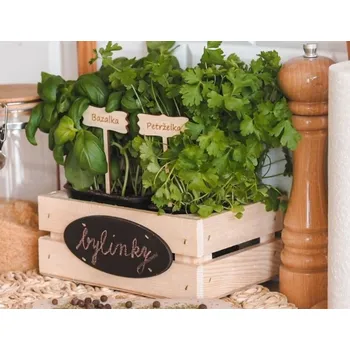 Zahradní dekorace Zápichy na bylinky a zahradní dekorace