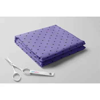 Softshell jarní, 20/9, Černé drobné puntíky na světlém podkladu Barva: Fialová