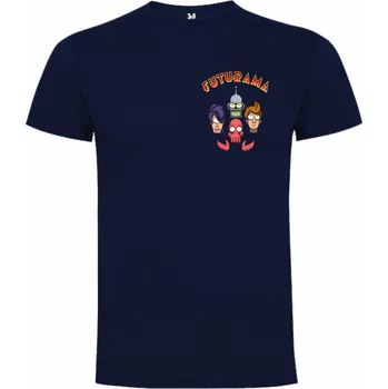 Pánské tričko Tričko Futurama Barva: Námořnická modrá/Navy, Velikost: 5XL