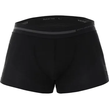 Pánské termo spodní prádlo Brubeck Comfort wool pánské boxerky Barva: černá, Velikost: S