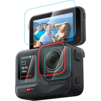 Sportovní kamera PULUZ 75350 PULUZ 3in1 Set ochranných skel pro Insta360 Ace Pro