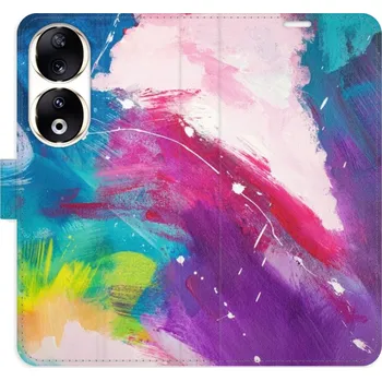 Pouzdro na mobilní telefon Flipové pouzdro iSaprio - Abstract Paint 05 - Honor 90 5G