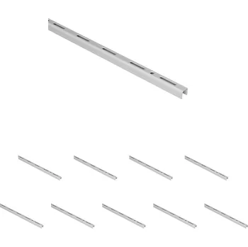 Walteco Jednořadá lišta 18x12mm, délka 500mm, bílá Množství: 10 ks