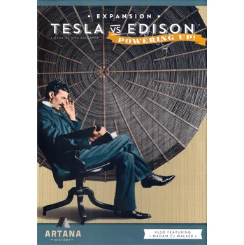 Desková hra Artana Tesla vs. Edison: Powering Up!