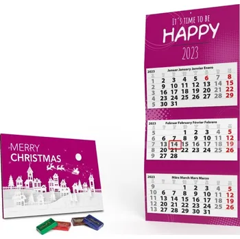 Čokoláda 2v1 Plánovací a adventní kalendář Lindt 270ks