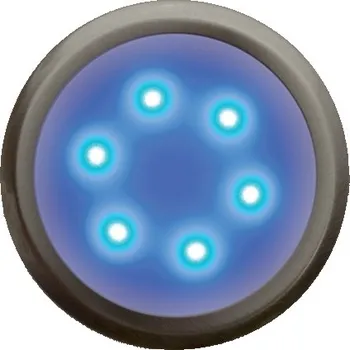 Dekorativní svítidlo PANLUX DEKORA 3 dekorativní LED svítidlo nerez - modrá D3/NM