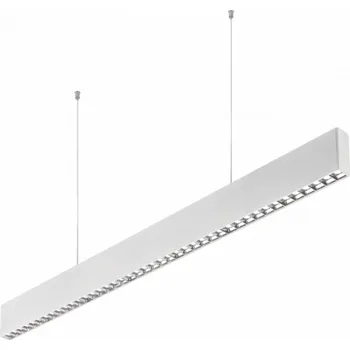 ZÁVĚSNÉ LED SVÍTIDLO VILANA 42 W (30 W+12 W), 4000 K, RA 80, 220–240 V AC, 48/120°, UGR 19, 120 cm, BÍLÉ