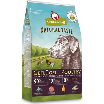 Krmivo pro psa GranataPet Natural Taste Adult – drůbež 2 × 12 kg
