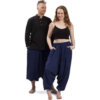 Harémové kalhoty / Sultánky CLASSIC tmavě modré