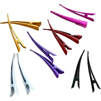 Barevné spony do vlasů - malé (2 ks) Barva: fialová