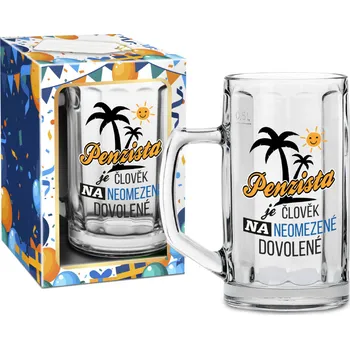 Sklenice Půllitr - Penzista