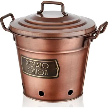 Dóza na potraviny Ocelová dóza na brambory/na cibuli a česnek – Hermia ID_1527518