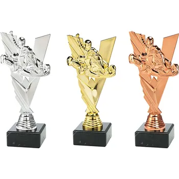 Soška motokáry P192 Barva: zlatá