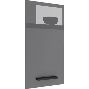 Kuchyňská skříňka Kuchyňská skříňka Belini horní 30 cm šedý lesk INF SG30/2/WT/S/0/B1