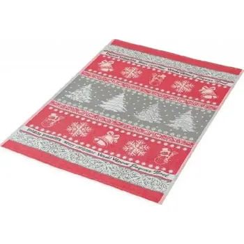 Utěrka UTĚRKA * vánoční žakárová červená