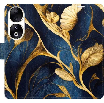 Pouzdro na mobilní telefon Flipové pouzdro iSaprio - GoldBlue - Honor 90 5G