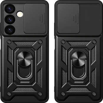 Pouzdro na mobilní telefon JP CamShield, Samsung Galaxy S24, černý