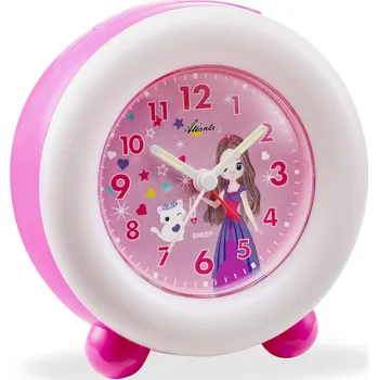 Budík Atlanta Dětské budíček s princeznou 2136/8