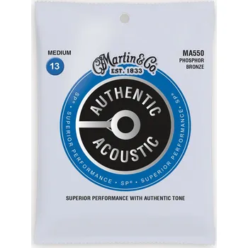 Struna pro kytaru a smyčcový nástroj MARTIN MA550 Authentic SP 92/8 Phosphor Bronze Medium