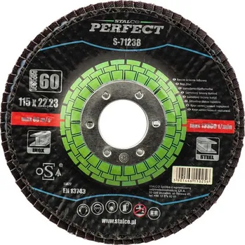 Brusný kotouč Kotouč brusný listový Ø 125 x 22, 23 mm, G100, zirkon 5/10/120 - S-71256