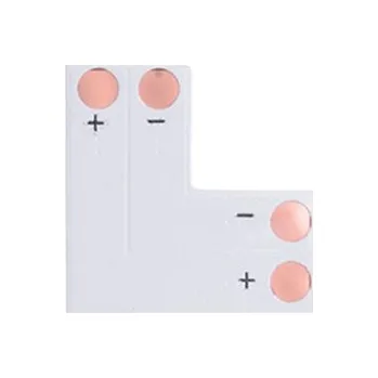 LED páska PANLUX tištěný spoj rohový pro 10mm LED pásky, jedna barva PN03000107