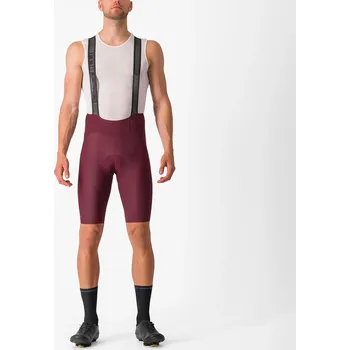 Cyklistické kalhoty Kraťasy CASTELLI Espresso 3 deep bordeaux XL
