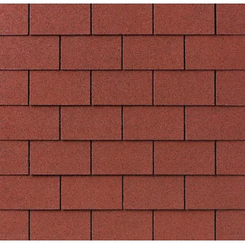 asfaltová šindel Matizol Uni Strong Obdélník 1 m² červená