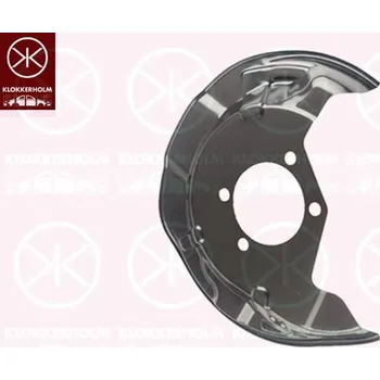 Brzdový kotouč Ochranný plech proti rozstřikování, brzdový kotouč KLOKKERHOLM 1681877
