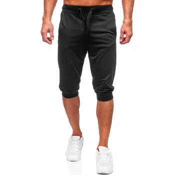 Černé pánské teplákové kraťasy baggy Bolf K10002 - XL