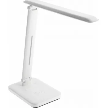 Lampička Stolní lampa IZUKA LED, 6 W, 400 lm, AC 220–240 V, 50/60 Hz, CCT, indukční nabíječka, bílá