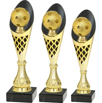 Sportovní pohár - FLORBAL MÍČ - P511 Výška poháru: Pohár -FLORBAL MÍČ- 36,5cm