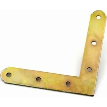 Tesařské kování Spojovací úhelník rohový 100x100x15mm, tloušťka: 2,0mm 1 - NA1