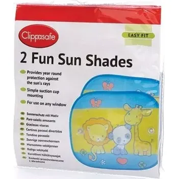 Sluneční clona do auta s přísavkou 2ks, Multi Safari (CLI021520)