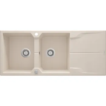 Granitový dřez Deante Andante granitový dřez 116x50 cm béžová ZQN_5213
