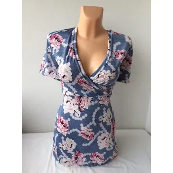 Dámská tunika Halenka JIPLA, Barva Světle modrá, Velikost L 42 , Materiál 98% Polyester 2% Lycra