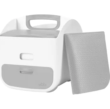 Přebalovací podložka Ubbi Organizér na pleny + přebalovací podložka Gray