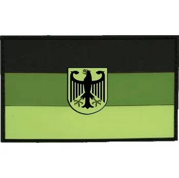 Příslušenství pro sportovní střelbu JACKETS TO GO Nášivka vlajka NĚMECKO s orlicí plast ZELENÁ velcro