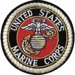 ROTHCO Nášivka DELUXE USMC kulatá 7,5 cm