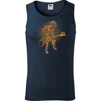 Steampunk rocker - Tílko pánské Core - XL ( Námořní modrá (velmi tmavá - téměř černá) )