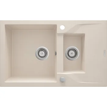Granitový dřez Deante Andante granitový dřez 78x49 cm béžová ZQN_5513