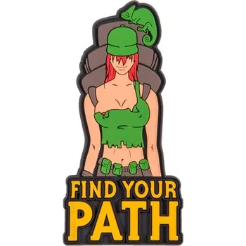 Nášivka Helikon-Tex Nášivka FIND YOUR PATH velcro plastová