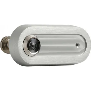 Dveřní kukátko MP kování Kukátko AXA - BETA 2 s jmenovkou Povrch: elox stříbrný - F1