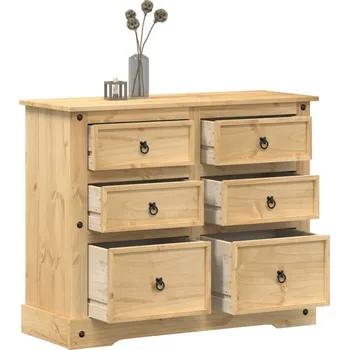 Komoda vidaXL Komoda Corona 110 x 43 x 91 cm masivní borové dřevo [4005676]