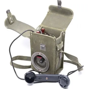 turistický batoh Armda vcarsk Telefon polní ŠVÝCARSKÝ EN50-A použitý