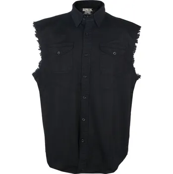 Pánská vesta košile pánská bez rukávů (vesta) UNIK - 5XL